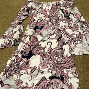 Paisley Printed Dress